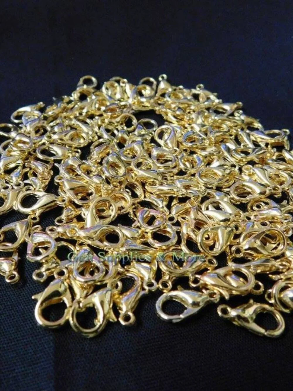 Gold Tone Lobster Clasp - 100pcs